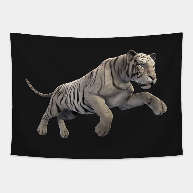 White Tiger Tapestry by freestyle_T33S