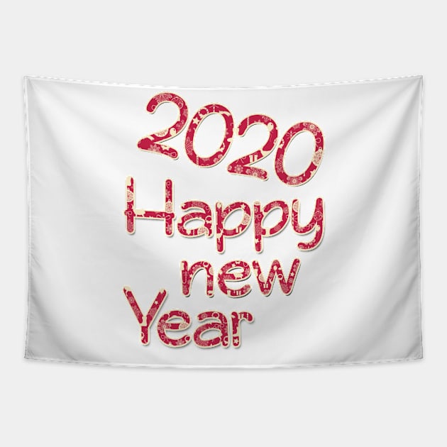 Happy New Year 2020 Tapestry by sarahnash