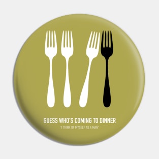 Guess Who's Coming To Dinner - Alternative Movie Poster Pin