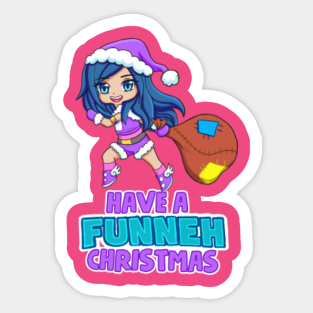 Funneh Roblox Stickers Teepublic - funneh roblox family santa