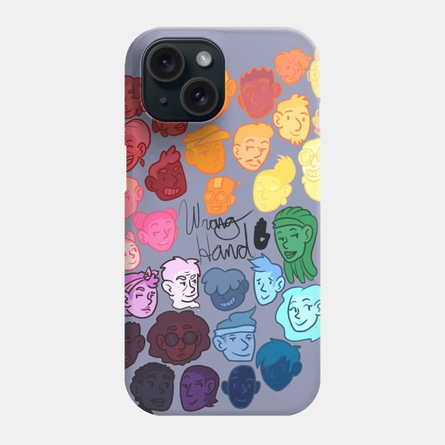 Wrong Hand ROYGBIV Phone Case by StarKillerTheDreaded