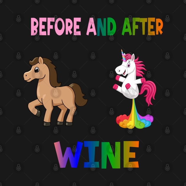 Before and after wine by A Zee Marketing