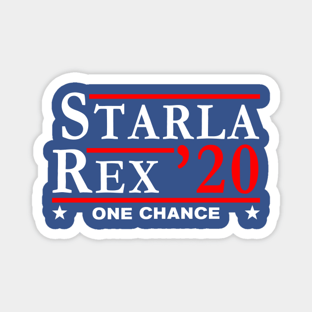 Starla and Rex Dynamite Couple 2020 Campaign Slogan Magnet by Electrovista