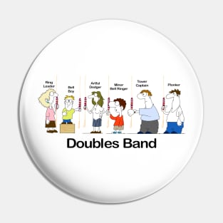 Bell Ringing Doubles Band Pin