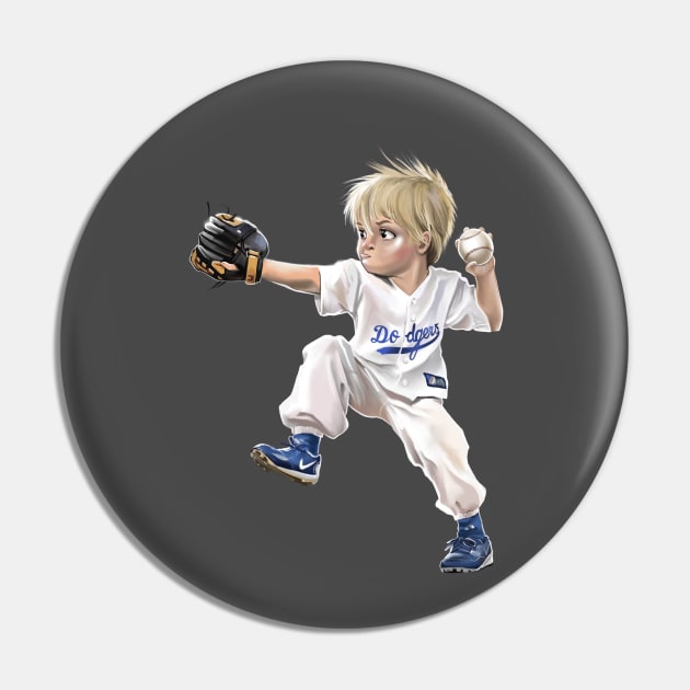 Baseboll boy Pin by Vika_lampa_13