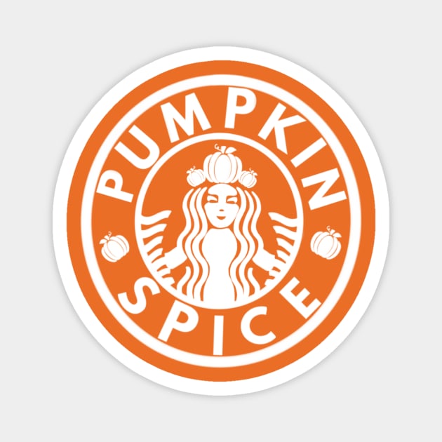 Pumpkin Spice Magnet by Art_byKay