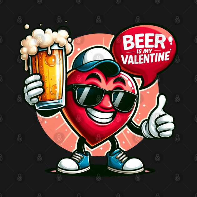 Beer Is My Valentine by BukovskyART