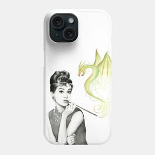 Audrey and Dragon Phone Case