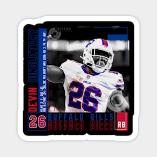 Devin Singletary Paper Poster Magnet