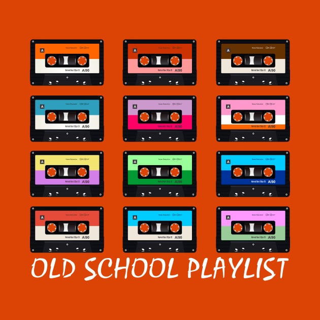 Cassette Tape Music Retro 80s Old School Playlist by fiar32