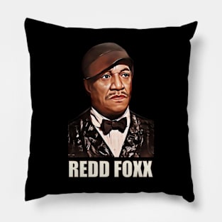 Redd Foxx Portrait - Redd Foxx Pillow