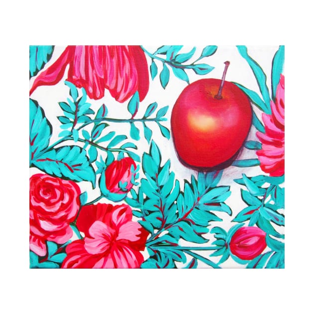 Rosy Apple by veroniqueayac