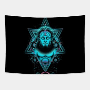 DMT God Head (without square background) Tapestry