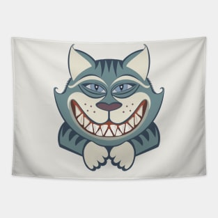 CAT WITH TOOTHY SMILE Tapestry