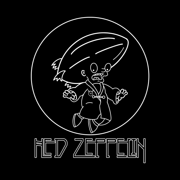 Hed Zeppelin - White by DemBoysTees