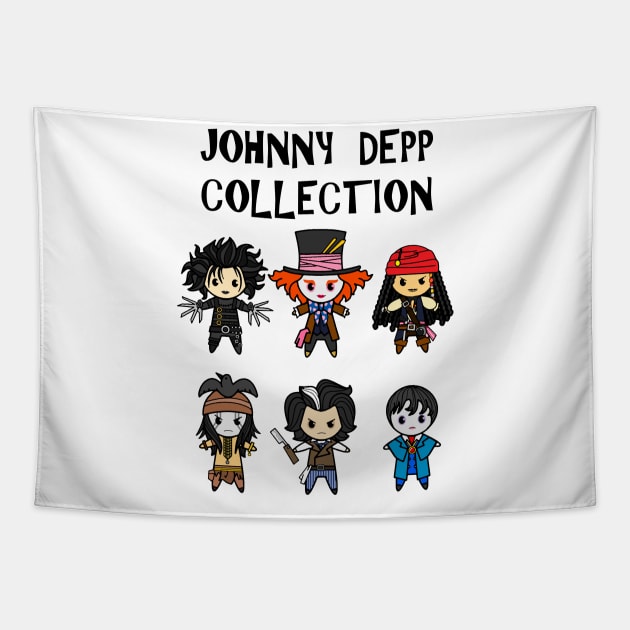 JOHNNY DEPP COLLECTION Tapestry by wss3