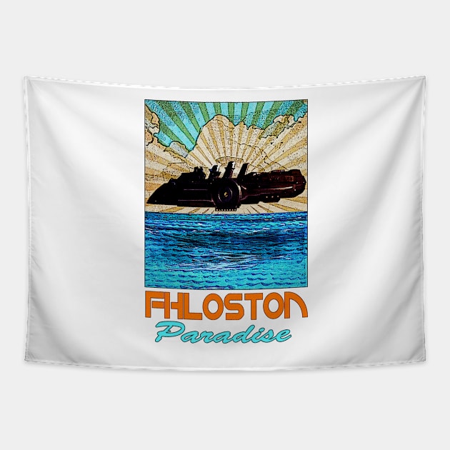 Visit Fhloston Paradise! Tapestry by RocketPopInc