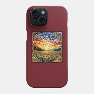 Stained Glass Springtime Sunrise Phone Case