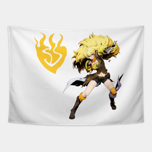 RWBY - Yang Xiao Long Tapestry by ReaperOfGrimm