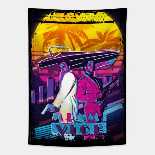 Sonny and Rico retro art Tapestry