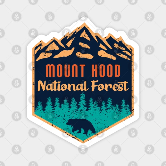 Mount hood national forest Magnet by Tonibhardwaj