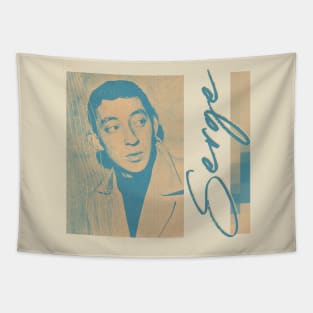 Serge Gainsbourg † Aesthetic Fan Art Tapestry