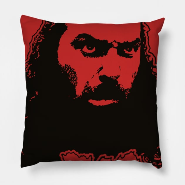 Bruiser Brody (negative space) Pillow by BludBros