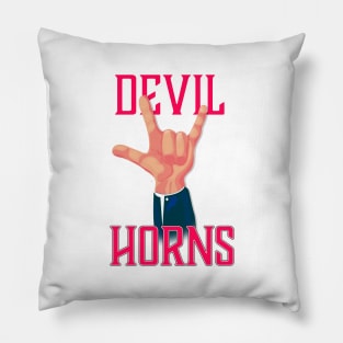 Devil Horns Pillow