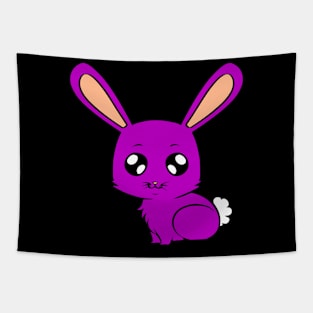 Sweet purple rabbit Tapestry