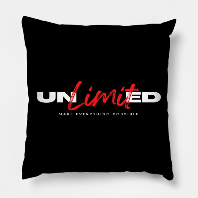 UNLIMITED Pillow by DELEMA