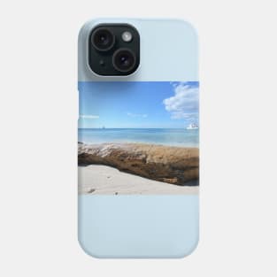 Driftwood on Isla Saona Beach Phone Case