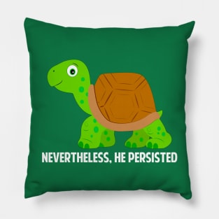 Cute Tortoise Cartoon Pillow