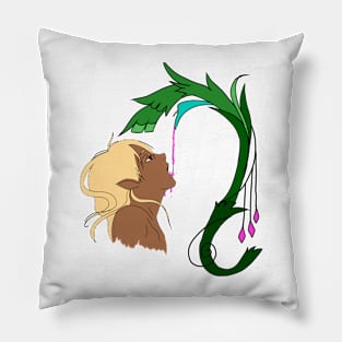 Copy of Elf drinking from a flower Pillow