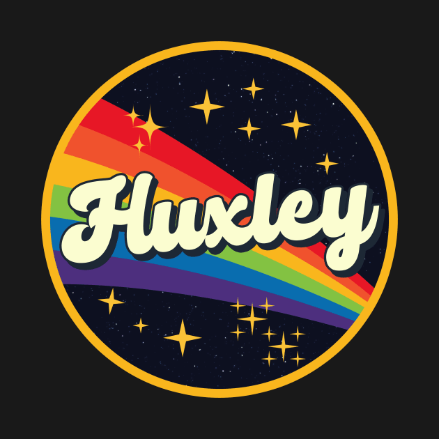 Huxley // Rainbow In Space Vintage Style by LMW Art