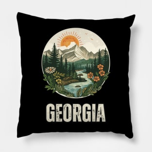 Georgia state USA Pillow