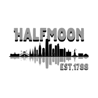 Halfmoon New York skyline cityscape T-Shirt
