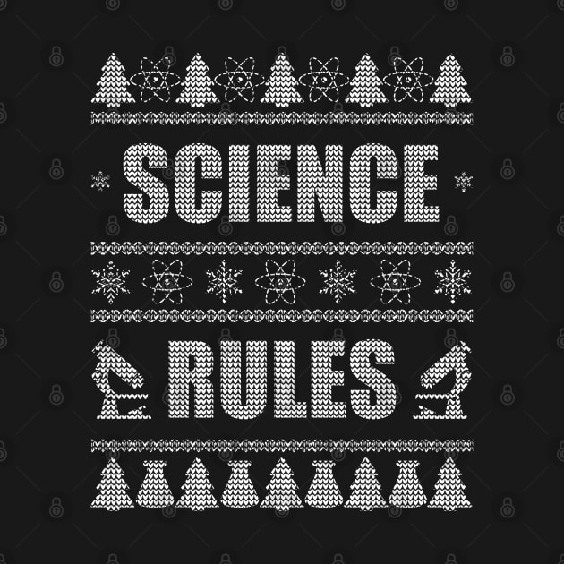 Science Rules Christmas by Sleazoid