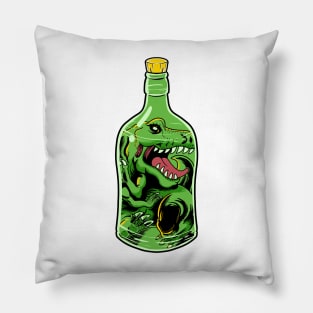 Trex in a bottle Pillow