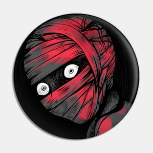 Mummy Zombie Pin