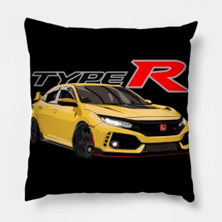 Phoenix Yellow FK8 Civic Type R Honda Pillow