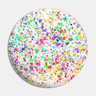 Abstract multi coloured paint splatter effect Pin