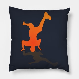 Orange Dancer 1 Pillow