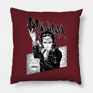 (You're A) Strange Samurai - B&W variant Pillow