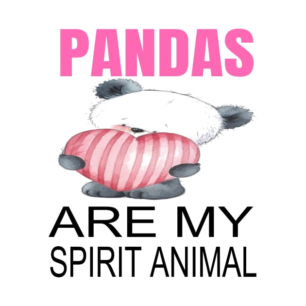 Pandas are my spirit animal by houssem