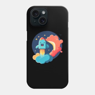 cute rocket Phone Case