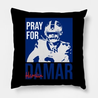 pray for damar hamlin Pillow