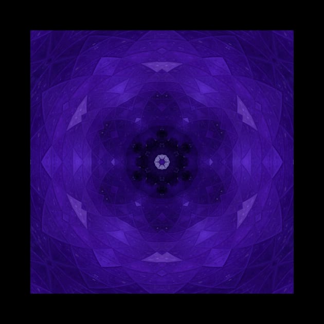 Purple Mandala Design Boho by Moon Art