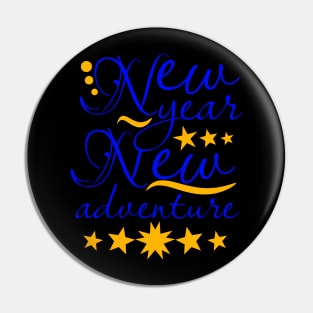 New year new adventure Pin