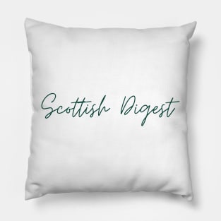 Scottish Digest Green Writing Pillow