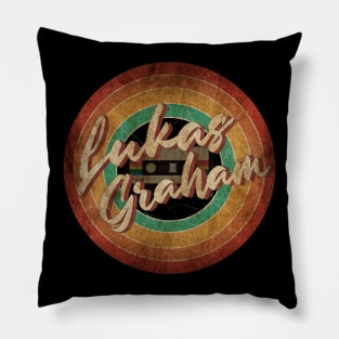 Lukas Graham Vintage Circle Art Pillow